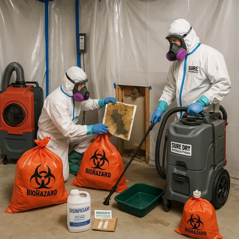 Contaminated Water Handling Protocols process in Sunray, TX