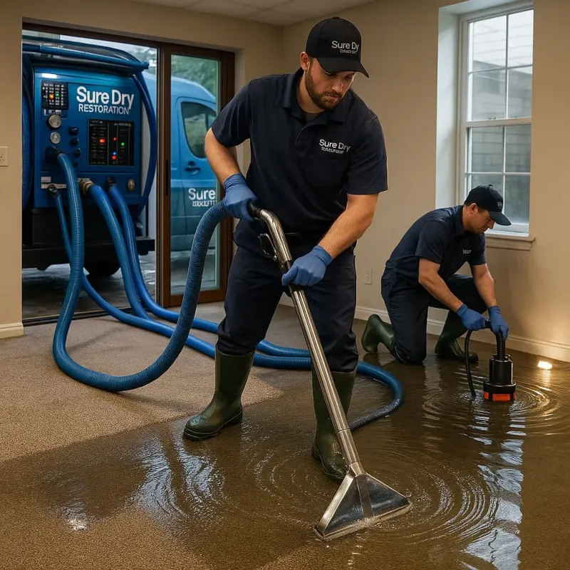 Water Extraction and Removal process in Sunray, TX
